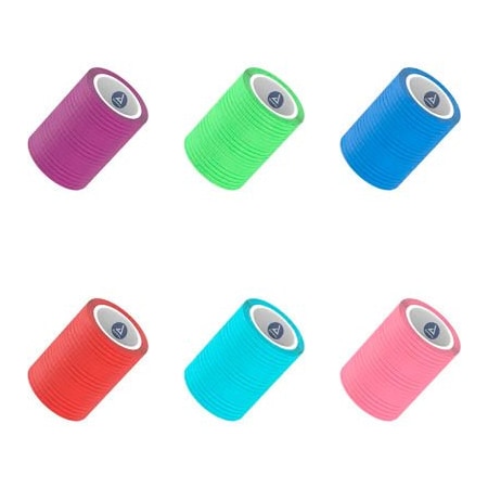 Dynarex Dynarex&153; Sensi Wrap Self Adherent Bandage Rolls, 3inW x 5 yards, Purple, 24 Pcs 3298